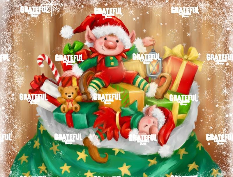 Elves on Christmas Presents