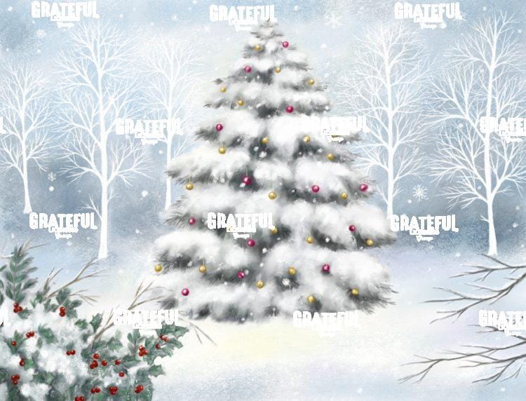 Tree, Snowflakes, Berries & Twigs