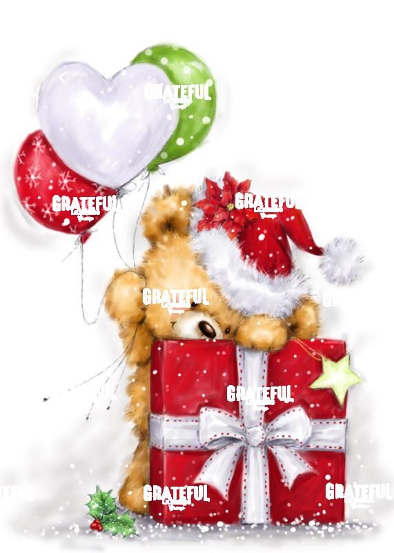 Bear with Christmas Present