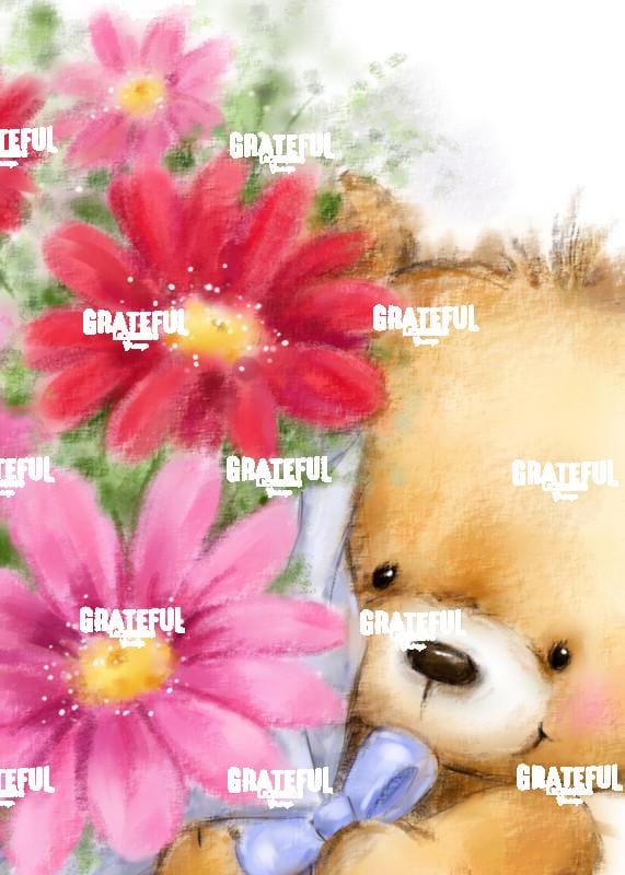 Bear with Flowers