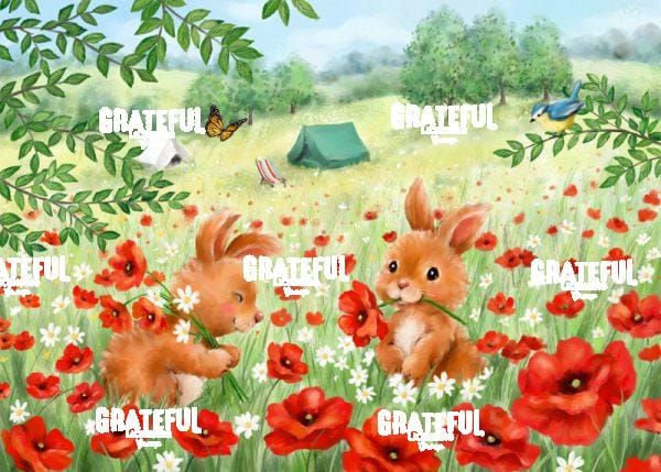Rabbits and Summer Tent