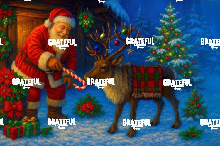 Santa and Reindeer