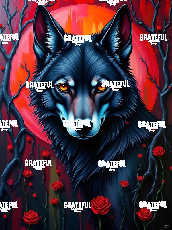 Blood Moon Wolf