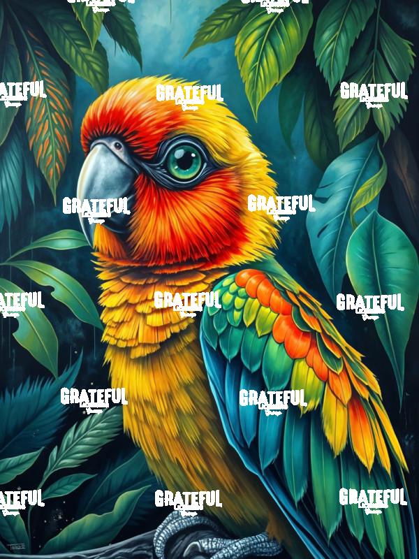 Colorful Jungle Parrot