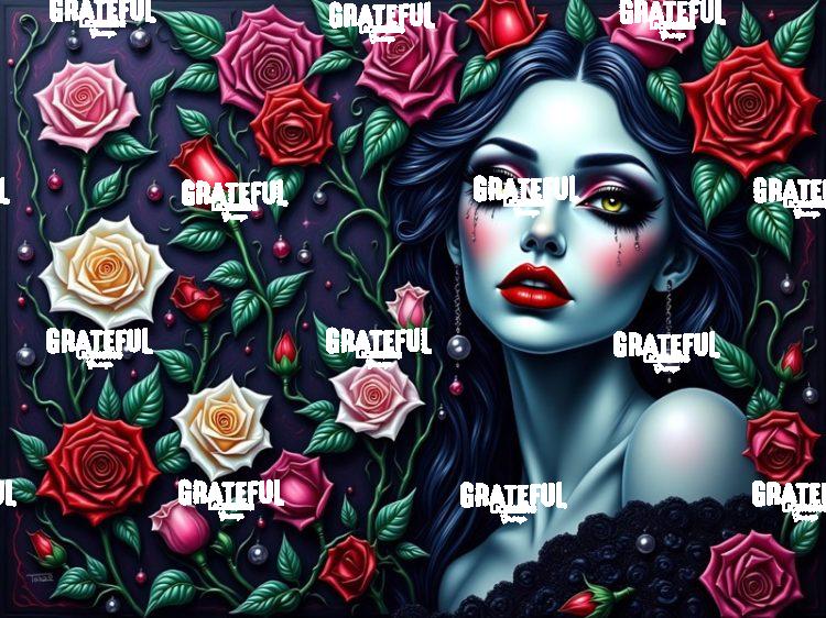 Cry Me A River (woman with roses)