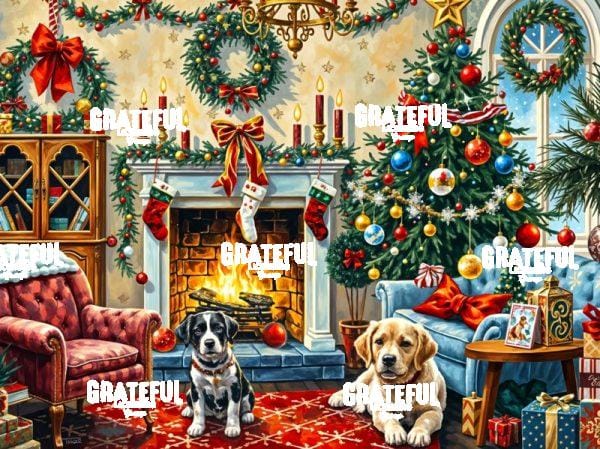 A Country Christmas With Two Dogs