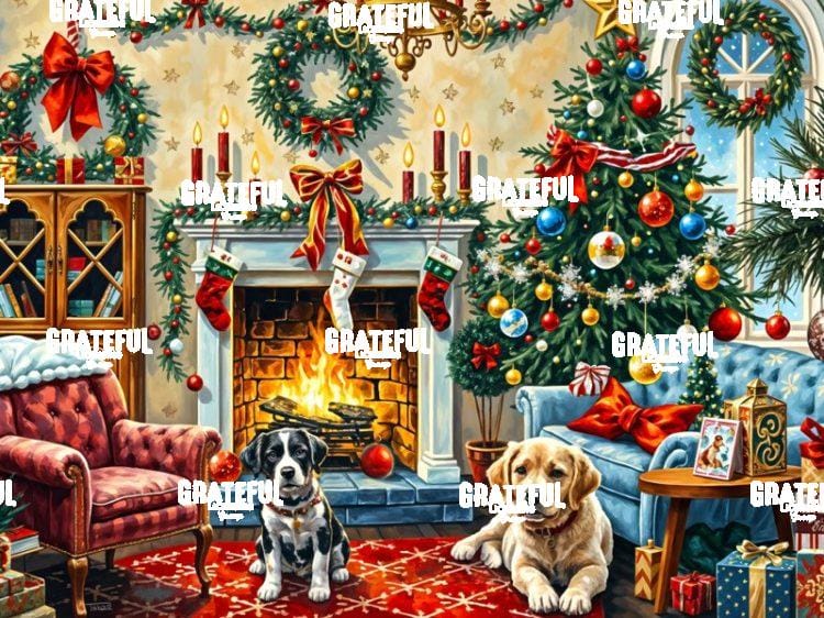 A Country Christmas With Two Dogs