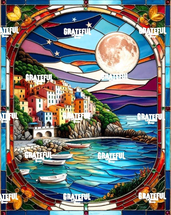 Full Moon Over Cinque Terre