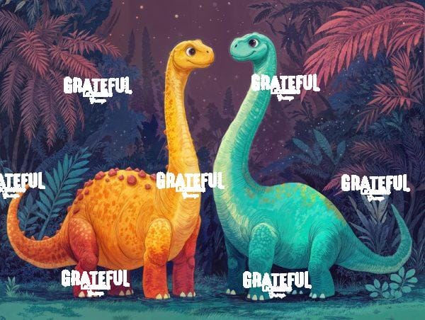 Two Dinosaur Friends