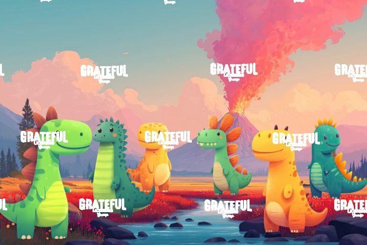 Volcano Dino Scene 1