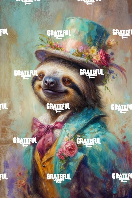 Victorian Animal Portraits, Sloth 4