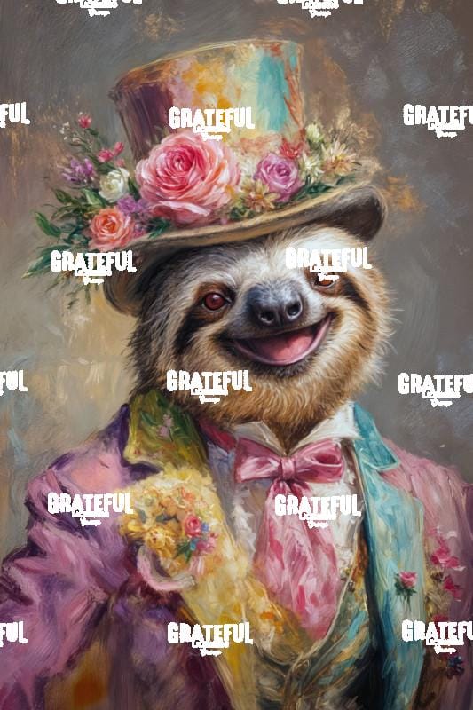 Victorian Animal Portraits, Sloth 2