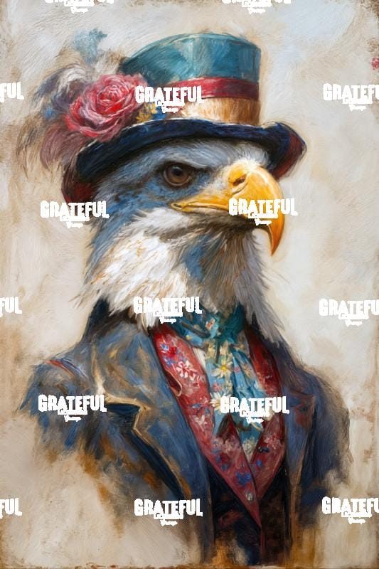 Victorian Animal Portraits, Patriotic Eagle 5
