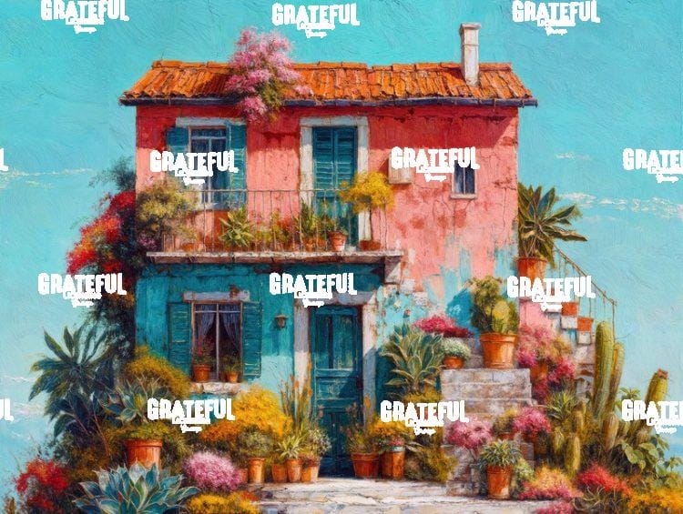 Mexican Villa, Wes Anderson Style 1