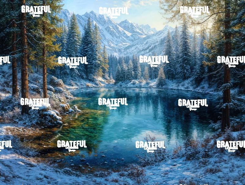 Pine Forest Lake, Morning Light on Clear Water