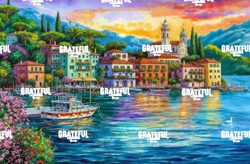 Italian Marina Painting 3