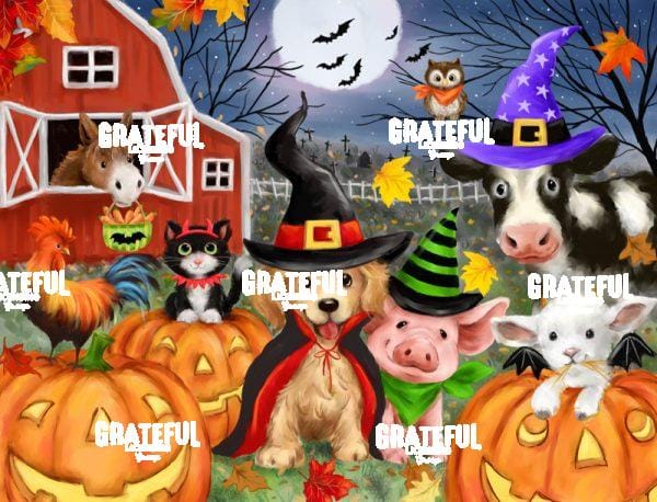 Halloween Farm Animals 2