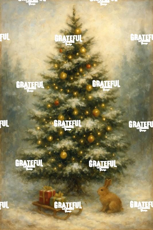 Christmas Tree and Rabbit