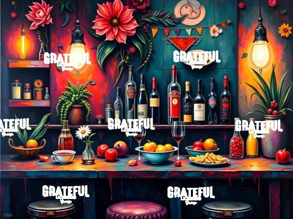 Tropical Bar Modern Art