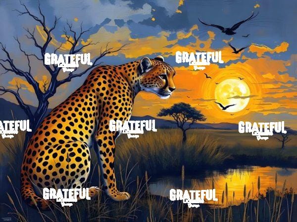 Cheetah Sunrise