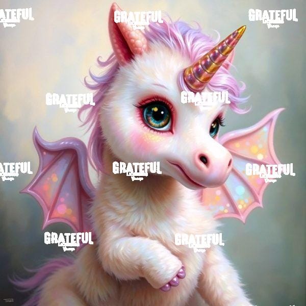 Portrait of a Baby Pegasus