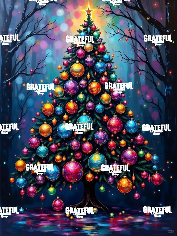 A Rainbow of Colorful Ornaments