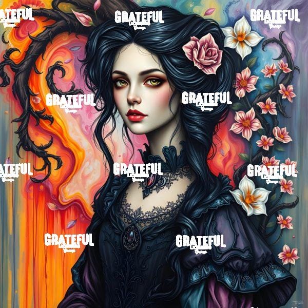 Grow Your Dreams Lady In Black