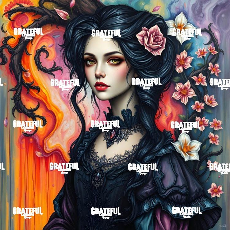 Grow Your Dreams Lady In Black