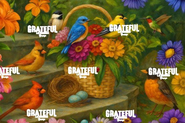 Flower Birds