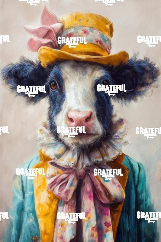 Victorian Animal Portraits, Cow 2