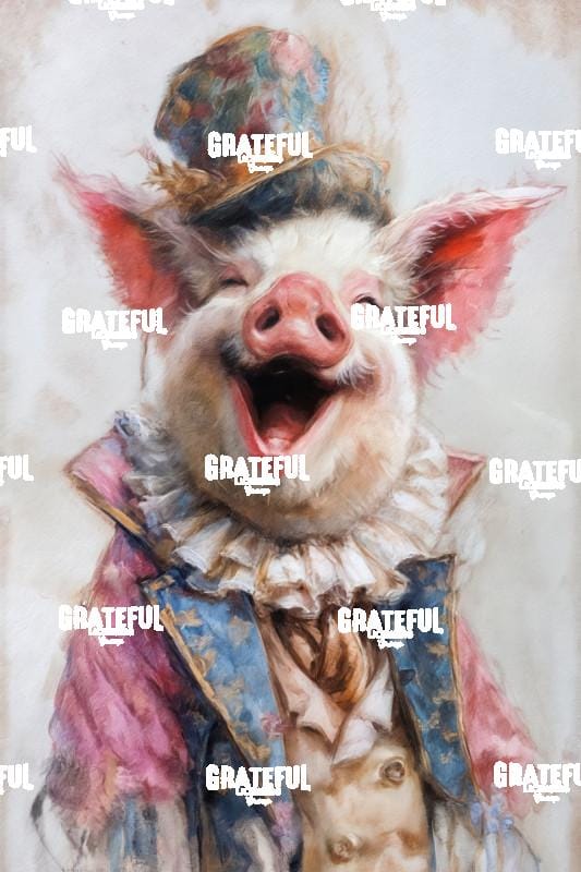 Victorian Animal Portraits, Pig 5