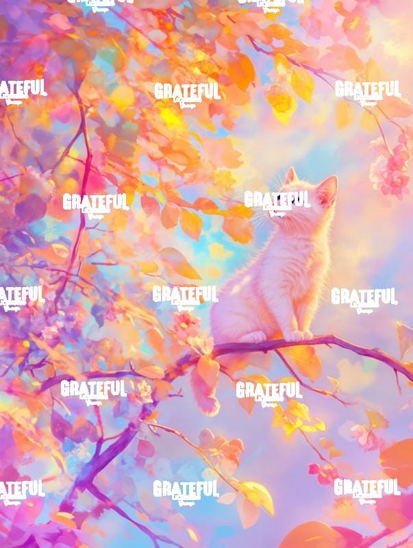 Kitten in the Iridescent Forest 4