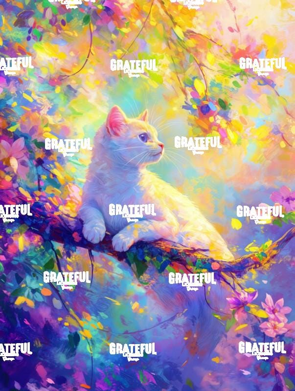 Kitten in the Iridescent Forest 3