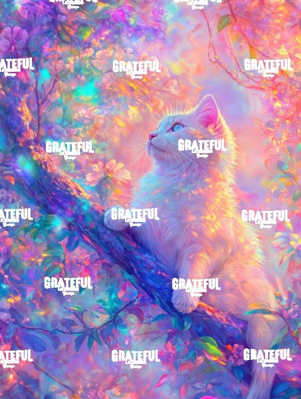 Kitten in the Iridescent Forest 2