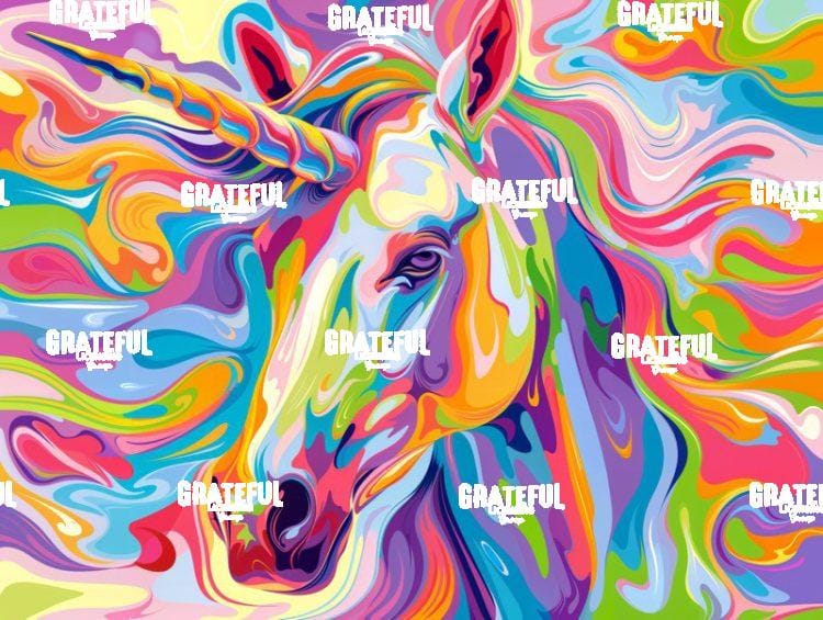 Unicorn, Rainbow Psychedelic Dream