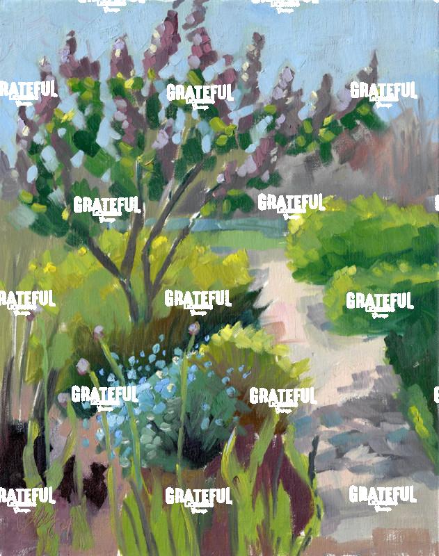 Lilacs and Forget Me Nots