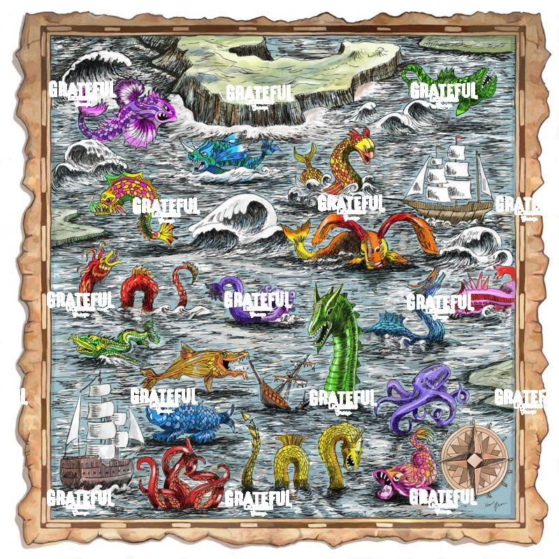 Sea Monsters Map