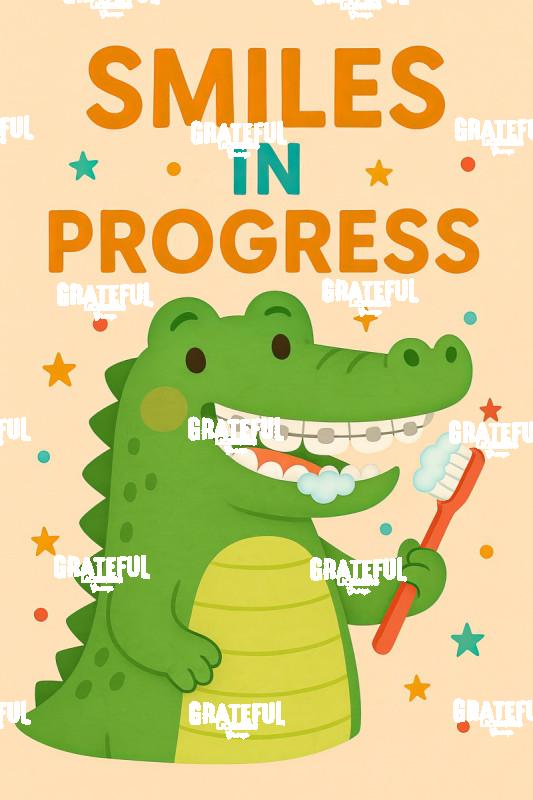 Alligator in Braces