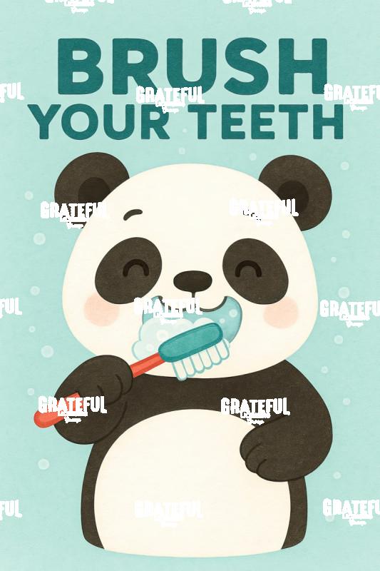 Brush Your Teeth Panda 2