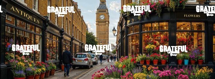London Flower Shop panoramic