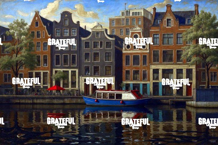 Oil Painting of Amsterdam