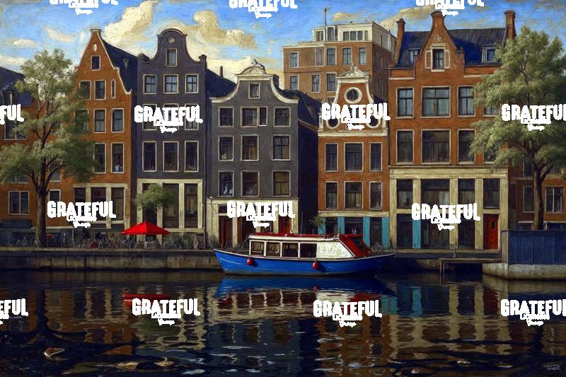 Oil Painting of Amsterdam