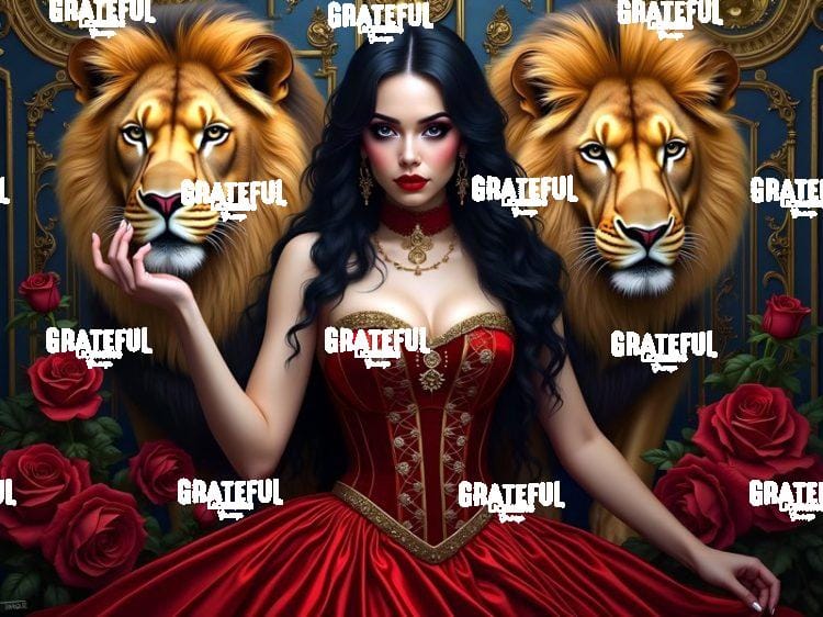 Kings and Queens (Woman with Lions)