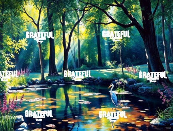 Blue Heron Serenity Garden
