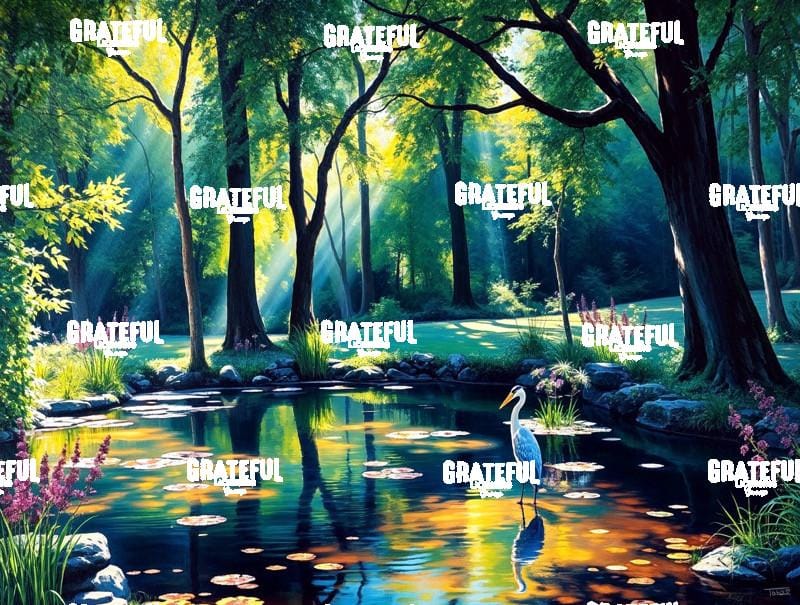 Blue Heron Serenity Garden