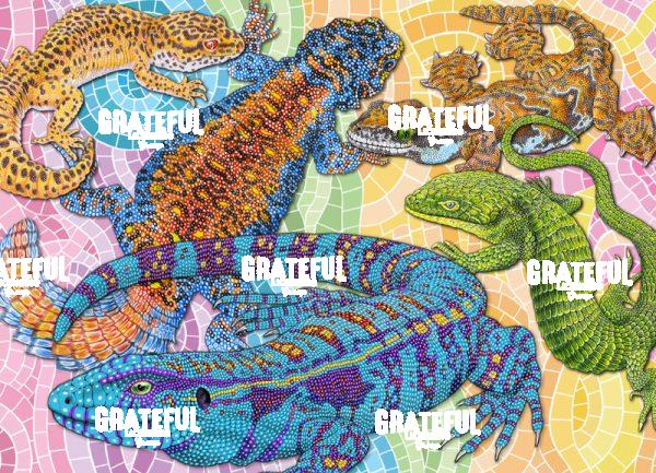 Lizard Mosaic