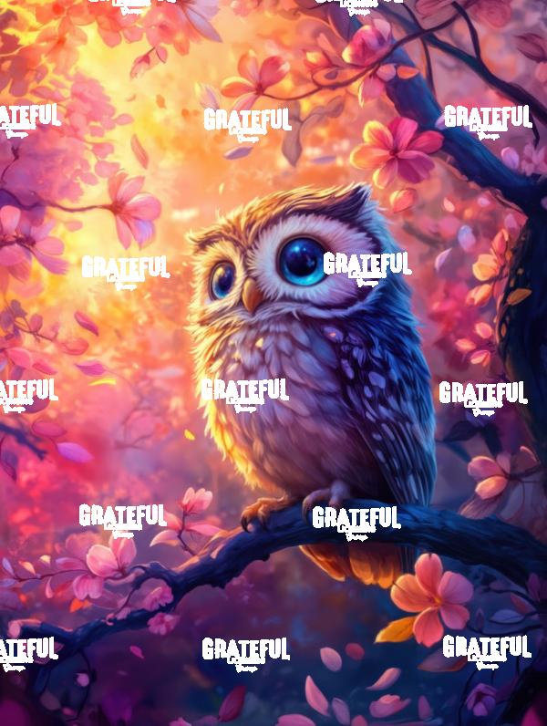 Owl in the Spring Bloom