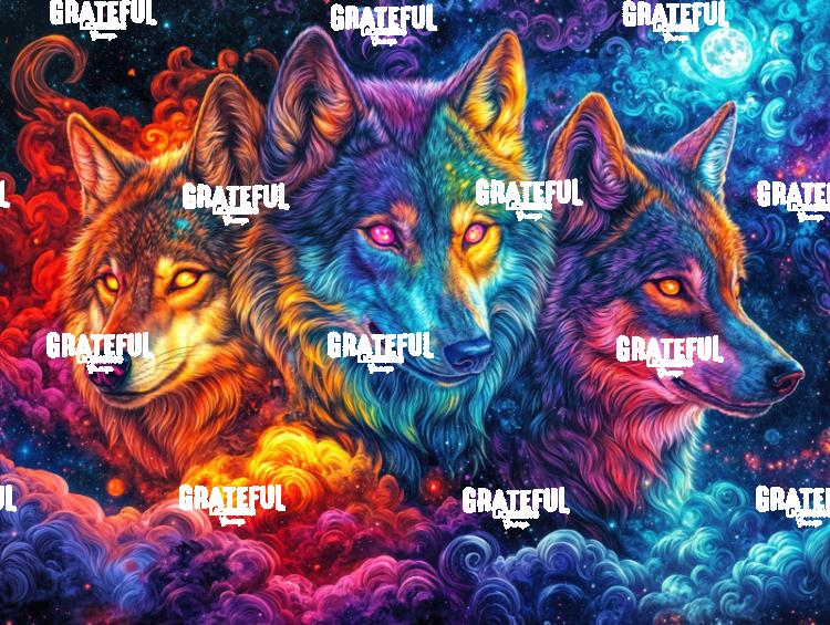 Wolves Under Moonlight