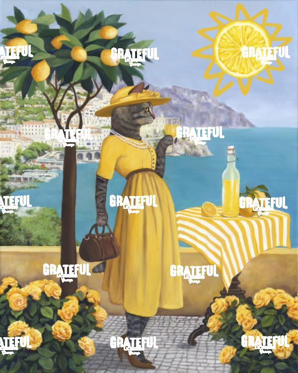 Limoncello Kitty with Lemon Sun