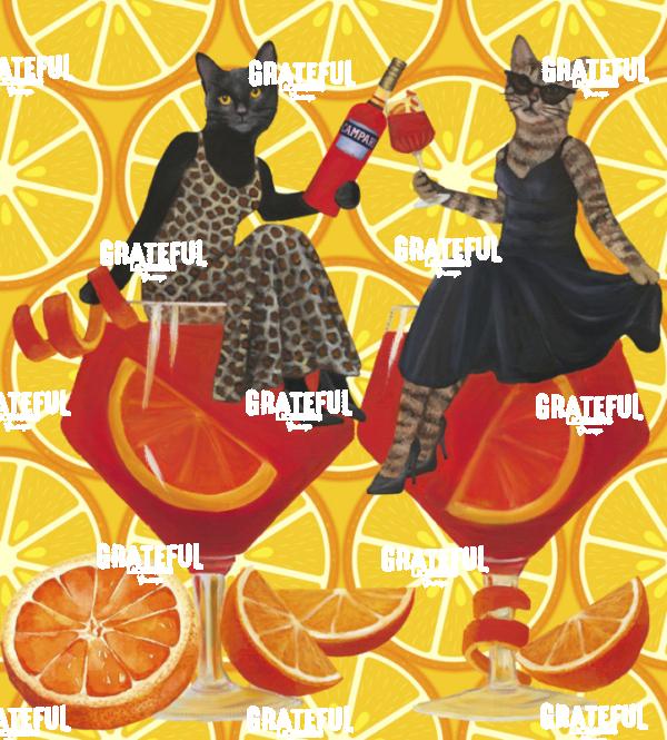 Campari Kitties with Oranges